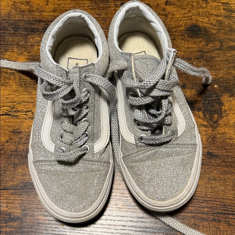 Vans Silver Glitter